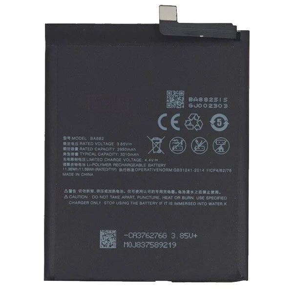 Аккумулятор BA882 для Meizu 16, 16th (3010mAh)