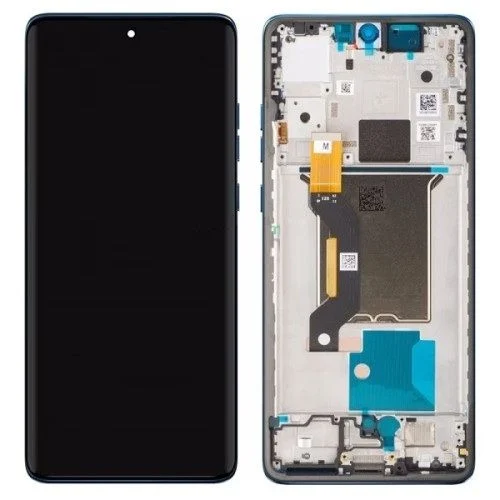 Дисплей Motorola XT2505 Moto Edge 60 с сенсором и рамкой, Gibraltar Sea (AMOLED)