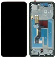 Дисплей Motorola XT2527 Moto G86 з сенсором та рамкою, green