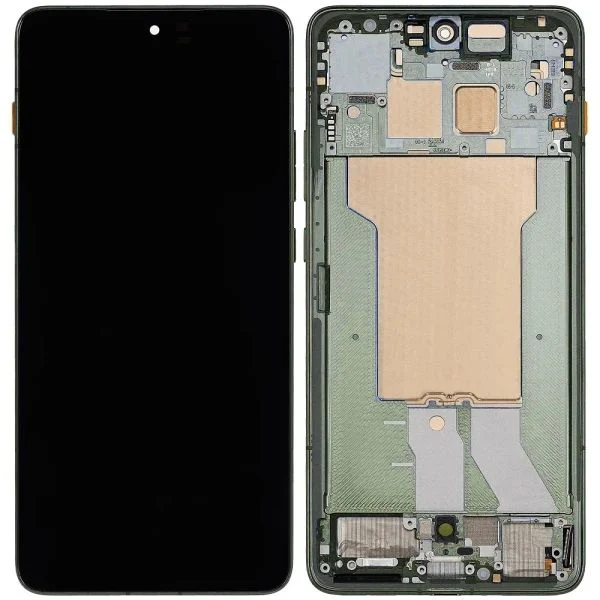Дисплей Motorola XT2601-2 Moto Edge 70 с сенсором и рамкой, grey, оригинал