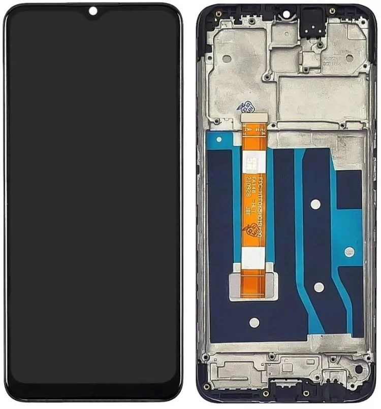 Дисплей OPPO A5 2020, OPPO A11, OPPO A11x, OPPO A8 с сенсором и рамкой, black