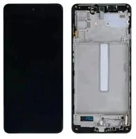 Дисплей Samsung M526 Galaxy M52 5G (2021) с сенсором и рамкой, black (TFT)