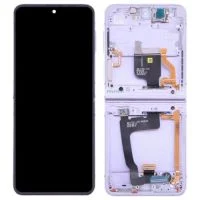 Дисплей Samsung SM-F721 Z Flip 4 5G (2022) с сенсором и рамкой, violet, bora purple, оригинал