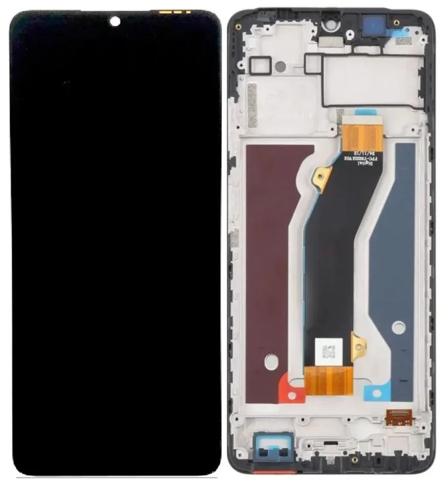 Дисплей ZTE Nubia V70 Max (Z2467) с сенсором и рамкой, black
