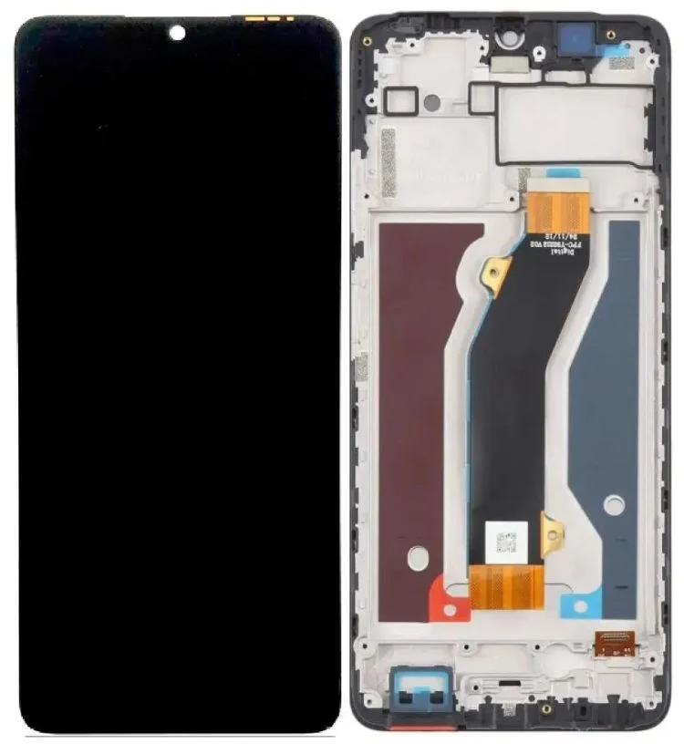 Дисплей ZTE Nubia V70 Max (Z2467) с сенсором и рамкой, black
