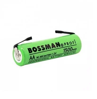 Аккумулятор промышленный Bossman AA 1.2V 1500mAh (с контактами)