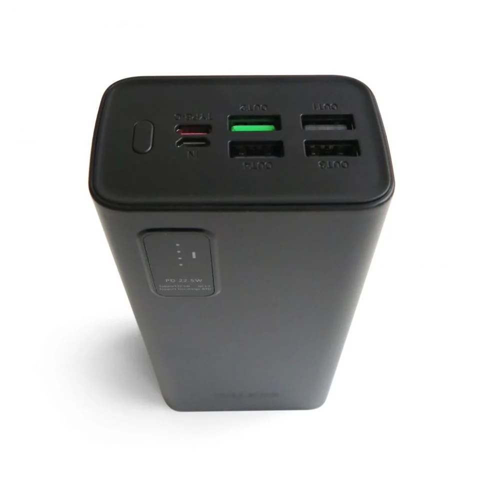 Портативная батарея Walker WB-730, 30000 mAh, 22.5W (QC3.0 + PD) Black